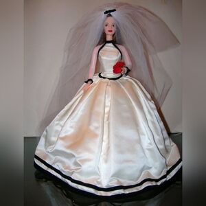 Vera Wang Barbie Bride Doll Displayed in Curio